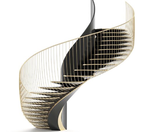 22Carat Black - schwarz Treppe 6