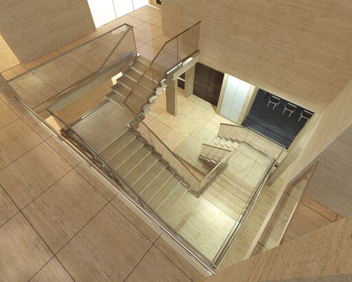 Cobra Desert - Designtreppe COBRA Projekt Dubai Siller Treppen 3