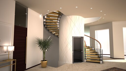 Cora Gold - the golden cobra Treppe 3