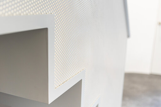 Design industriale 2 – Scala in acciaio di grande impatto con una chiara presenza strutturale