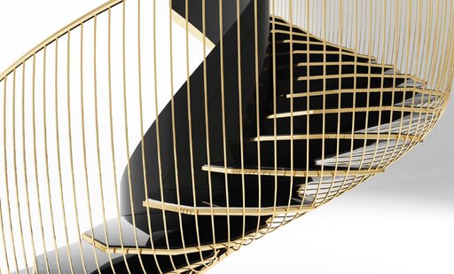 22Carat Black - schwarz Treppe 3