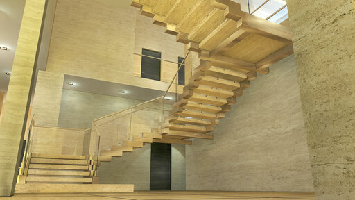 Cobra Desert - Designtreppe COBRA Projekt Dubai Siller Treppen 2