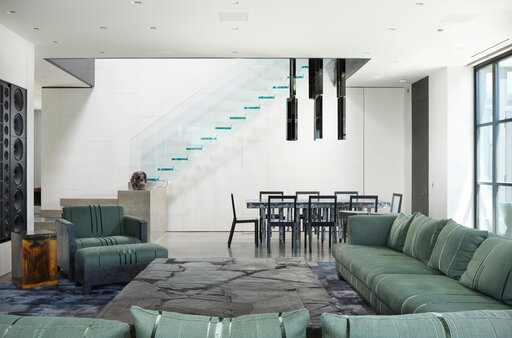 Glastreppe Chicago - minimalistisches Glastreppendesign von Siller Chicago 4