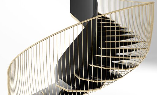 22Carat Black - schwarz Treppe 4