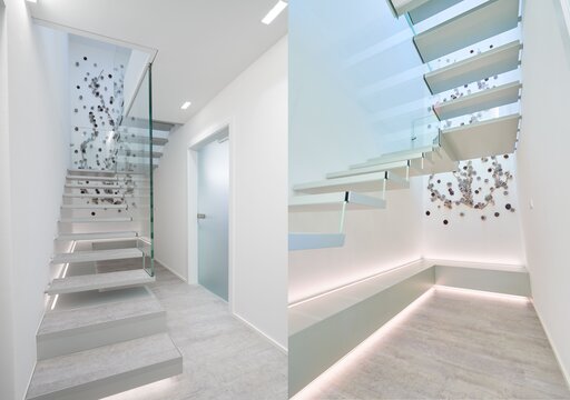 Mistral Stahlstufen - Siller Treppen freilassing schwebende Treppe2