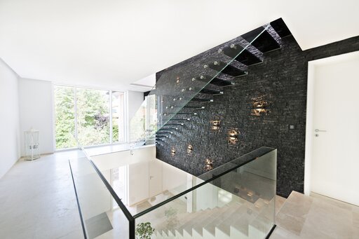 Mistral Black - Ganzglastreppe Mistral schwarz Siller Treppen 2